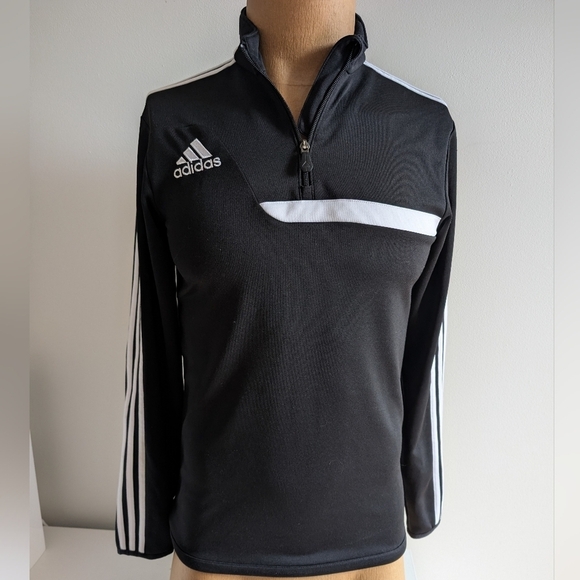 Adidas Black and White Performance Jacket with Athletic Cut - Picture 2 of 15